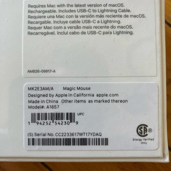 Apple Magic Mouse and keyboard NWT brand new in box - Picture 3 of 3